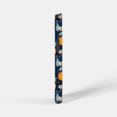 Sinaasappel en Bloemen Delight Pattern iPhone Hoesje (Rechterkant)