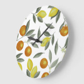 Sinaasappel en citroen grote klok (Hoek)