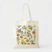 Sinaasappel en citroen tote bag (Voorkant)