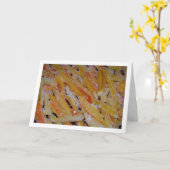 Sinaasappel en citroensuikergoedschil kaart (Gele Bloem)