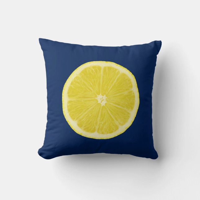 Sinaasappel en Citrus Slice Kussen (Voorkant)