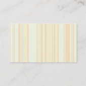 Sinaasappel- en crèmestripe-Visitekaartje Visitekaartje (Achterkant)