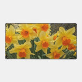 Sinaasappel en geel Bicolor Daffodils Bloemen Bureaumat (Voorkant)