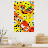 SINAASAPPEL EN GEEL FEITEN POSTER COLLAGE (Keuken)