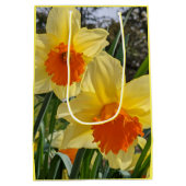 Sinaasappel en geel graan medium cadeauzakje (Achterkant)