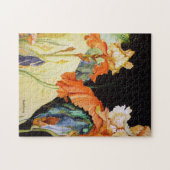 Sinaasappel en geel Iris Jigsaw Puzzel (Horizontaal)