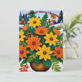 Sinaasappel en geel kaart (Staand voorkant)