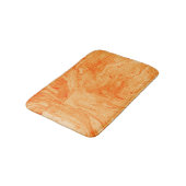 Sinaasappel en geel marmeren steen badmat (Gekanteld)