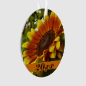 Sinaasappel en geel Ornament (voorkant)