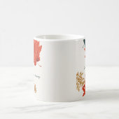  Sinaasappel en goudbladeren geven Bedankt Koffiemok (Center)