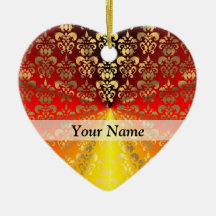 Sinaasappel- en gouddamaspatroon