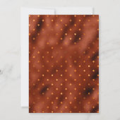 Sinaasappel en gouden herfstbladeren 21e geboorted kaart (Achterkant)