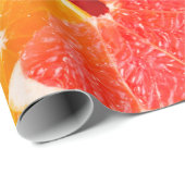 Sinaasappel- en grapefruitachtergrond, vers, rijp cadeaupapier (Rol Hoek)