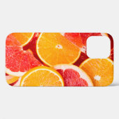 Sinaasappel- en grapefruitachtergrond, vers, rijp Case-Mate iPhone case (Achterkant (horizontaal))