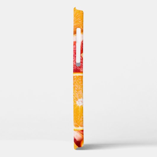 Sinaasappel- en grapefruitachtergrond, vers, rijp Case-Mate iPhone case (Achterkant / Links)