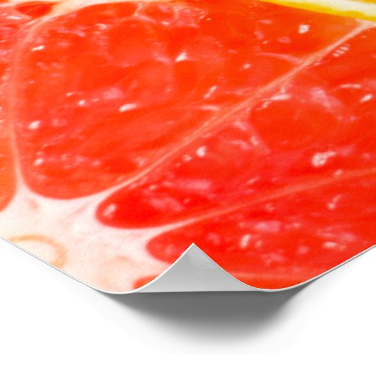 Sinaasappel- en grapefruitachtergrond, vers, rijp poster (Hoek)