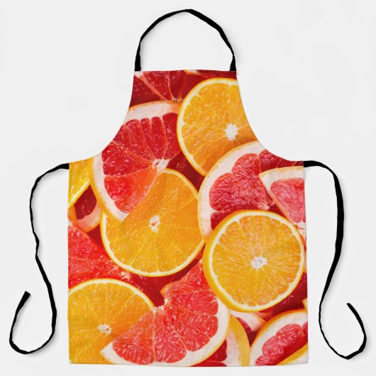 Sinaasappel- en grapefruitachtergrond, vers, rijp schort (Voorkant)