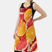 Sinaasappel- en grapefruitachtergrond, vers, rijp schort (Insitu)