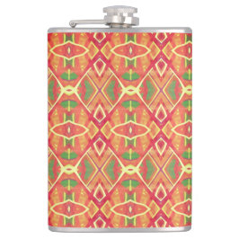 Sinaasappel en groen heupfles