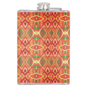 Sinaasappel en groen heupfles (Achterkant)