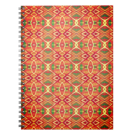 Sinaasappel en groen notitieboek (Voorkant)