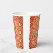 Sinaasappel en groen papieren bekers (Links)