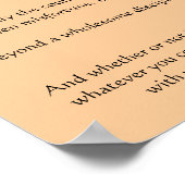 Sinaasappel en groene kanarie Posters van Desidera (Hoek)