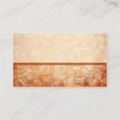 Sinaasappel en Ivoor Bloemen Plaatskaarten Plaatskaartje (Achterkant)