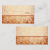 Sinaasappel en Ivoor Bloemen Plaatskaarten Plaatskaartje (Voorkant / Achterkant)