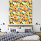 Sinaasappel en Lemons Canvas Afdruk (Insitu (Slaapkamer))