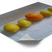 Sinaasappel en Lemons Poster (Hoek)