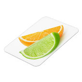 Sinaasappel en limoen magneet (Linkerzijde)