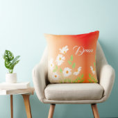 Sinaasappel en perzikje kussen (Stoel)