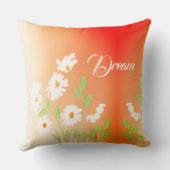 Sinaasappel en perzikje kussen (Achterkant)