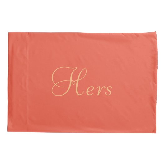 Sinaasappel en Rood Gepersonaliseerd Kussen Hoesje Kussensloop (Achterkant-Links)