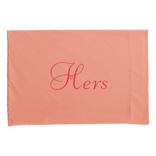 Sinaasappel en Rood Gepersonaliseerd Kussen Hoesje Kussensloop (Voorkant-Rechts)