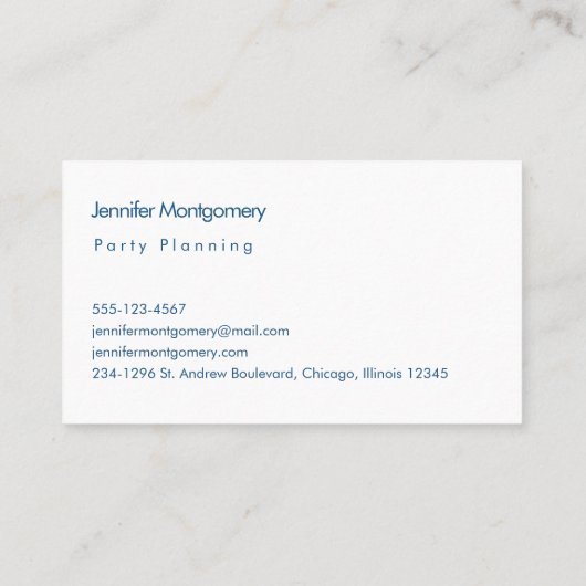 Sinaasappel en roze Floral Bouquet met diamant Lij Visitekaartje (Achterkant)