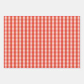 Sinaasappel en roze patronen Verpakking Papieren s Inpakpapier Vel (Voorkant 3)