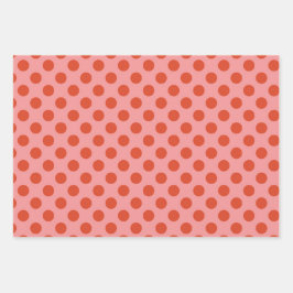 Sinaasappel en roze patronen Verpakking Papieren s Inpakpapier Vel