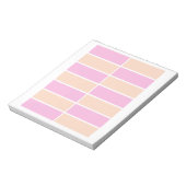 Sinaasappel en Roze Planner Notitieblok (Linkerzijde)