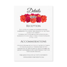 Sinaasappel en Roze Rozen- Bruiloft