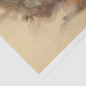  Sinaasappel en Tan Spooky Halloween Tissuepapier (Detail)