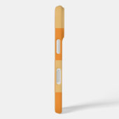 Sinaasappel en Tarwebespatroon Streepontwerp Case-Mate iPhone Case (Achterkant / Rechts)