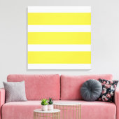 sinaasappel en wit design kunst canvas afdruk (Insitu (Woonkamer))