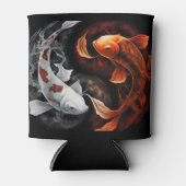 Sinaasappel en wit Lucky Koi Fish Japan Art Blikjeskoeler (Voorkant)