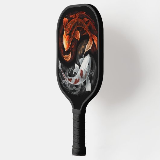 Sinaasappel en wit Lucky Koi Fish Japan Art Pickleball Paddle (Links)