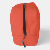 Sinaasappel en wit | Modern monogram Toilettasje (Rechts)