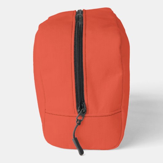 Sinaasappel en wit | Modern monogram Toilettasje (Rechts)