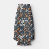 Sinaasappel en witte bladeren, botanisch flesjeskoeler (Voorkant)