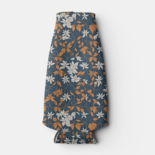 Sinaasappel en witte bladeren, botanisch flesjeskoeler (Voorkant)